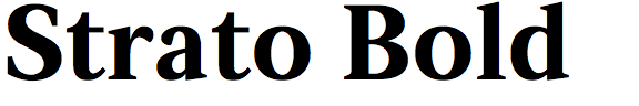 Strato Bold