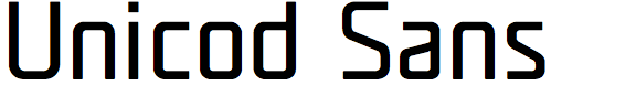 Unicod Sans