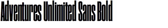Adventures Unlimited Sans Bold