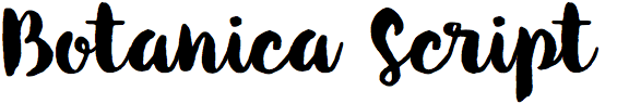 Botanica Script