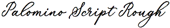Palomino Script Rough