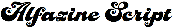 Alfazine Script