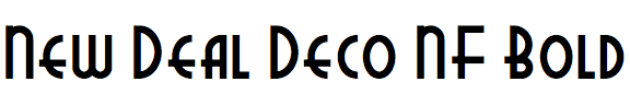 New Deal Deco NF Bold