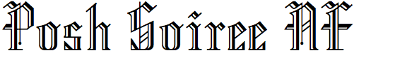 Posh Soiree NF