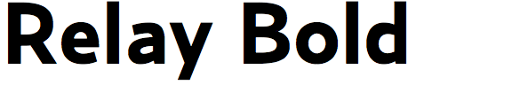 Relay Bold