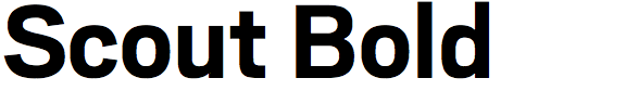 Scout Bold