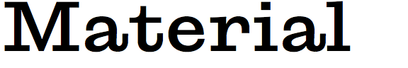 Material