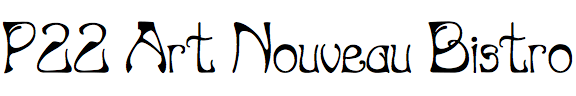 P22 Art Nouveau Bistro
