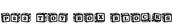 P22 Toy Box Blocks