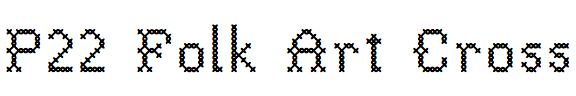 P22 Folk Art Cross