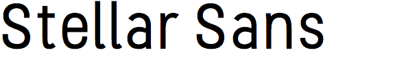 Stellar Sans
