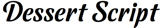 Dessert Script
