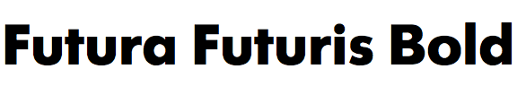 Futura Futuris Bold