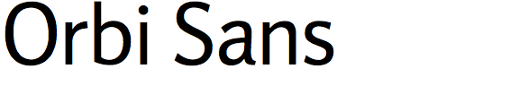 Orbi Sans