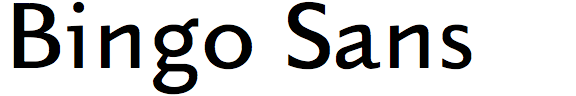 Bingo Sans