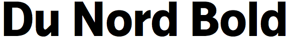Du Nord Bold