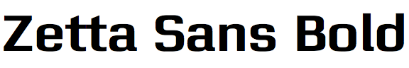 Zetta Sans Bold