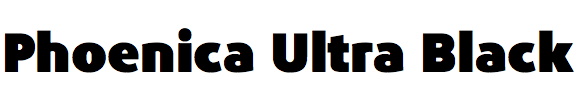 Phoenica Ultra Black