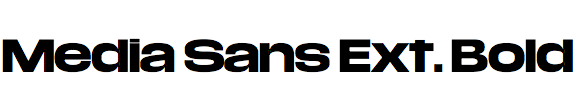 Media Sans Extended Bold