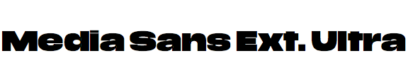 Media Sans Extended Ultra