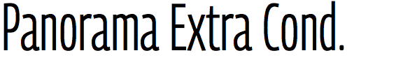 Panorama Extra Condensed