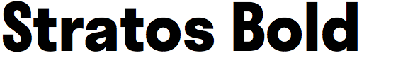 Stratos Bold