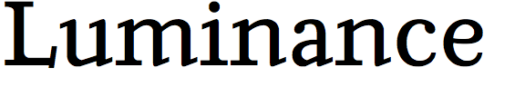 Luminance
