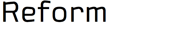 Reform