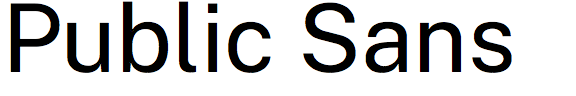 Public Sans