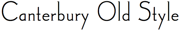 Canterbury Old Style