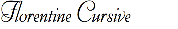 Florentine Cursive