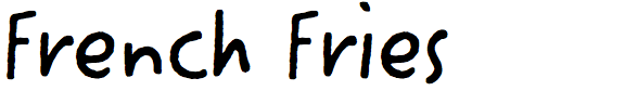 French Fries