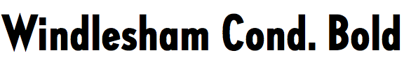 Windlesham Condensed Bold