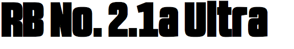 RB No. 2.1a Ultra