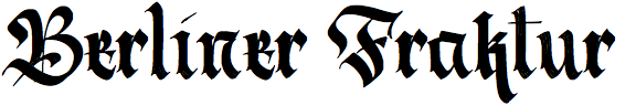 Berliner Fraktur