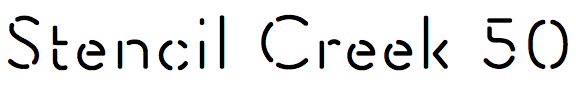 Stencil Creek 50