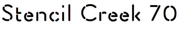 Stencil Creek 70
