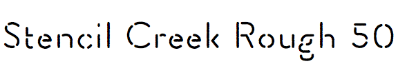 Stencil Creek Rough 50
