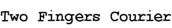 Two Fingers Courier