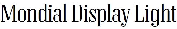 Mondial Display Light