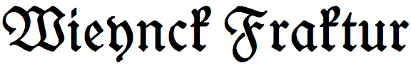 Wieynck Fraktur