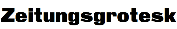Zeitungsgrotesk