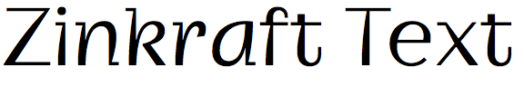 Zinkraft Text