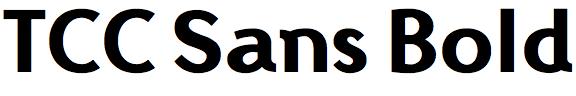 TCC Sans Bold