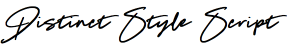 Distinct Style Script