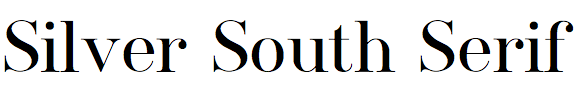 Silver South Serif