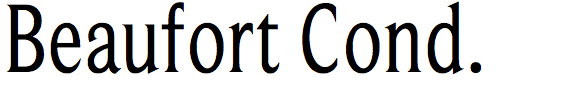 Beaufort Condensed