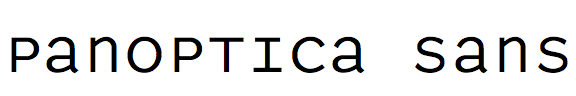 Panoptica Sans