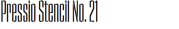 Pressio Stencil No. 21
