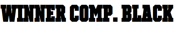Winner Compressed Black